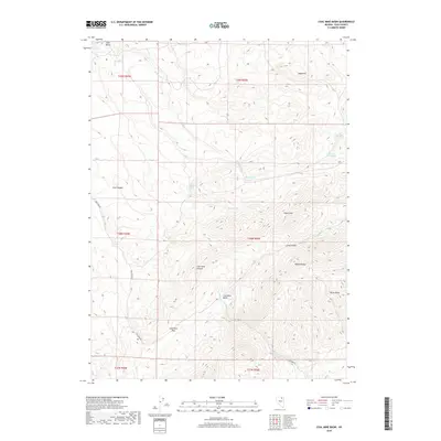 2018 Map of Coal Mine Basin, 2018 Print