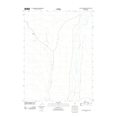 2012 Map of Coal Mine Canyon SE, 2012 Print