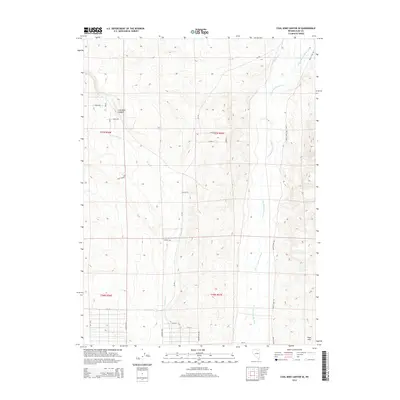 2014 Map of Coal Mine Canyon SE, 2014 Print