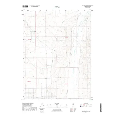 2018 Map of Coal Mine Canyon SE, 2018 Print