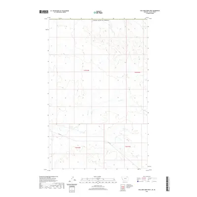 2020 Map of Coal Mine Creek West, 2020 Print