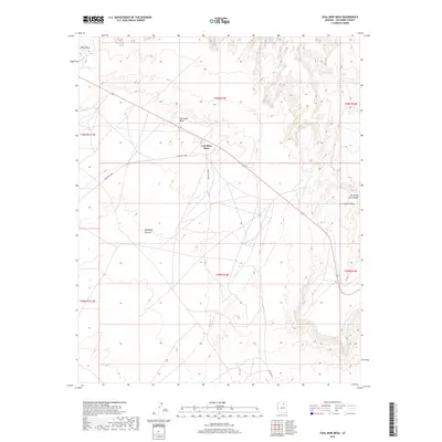 2018 Map of Coal Mine Mesa, 2018 Print