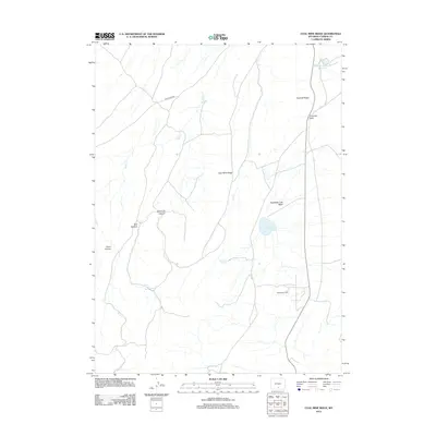 2012 Map of Coal Mine Ridge, 2012 Print