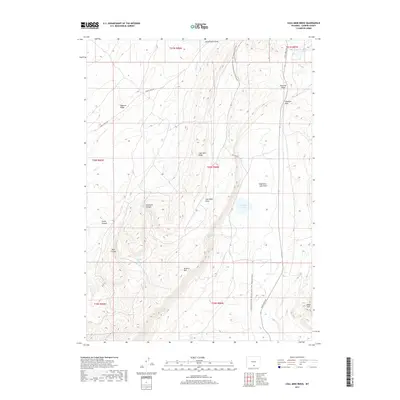 2017 Map of Coal Mine Ridge, 2017 Print