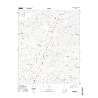 2017 Map of Coal Mountain, 2017 Print