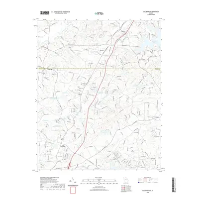 2020 Map of Coal Mountain, 2020 Print