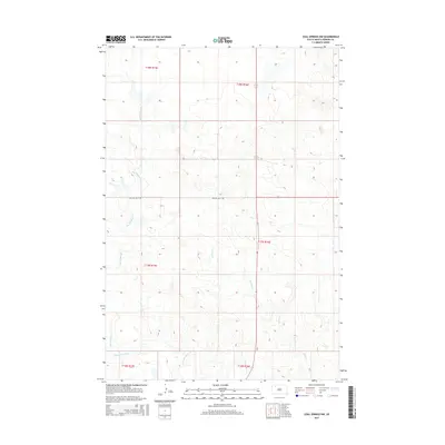 2015 Map of Coal Springs NW, 2015 Print