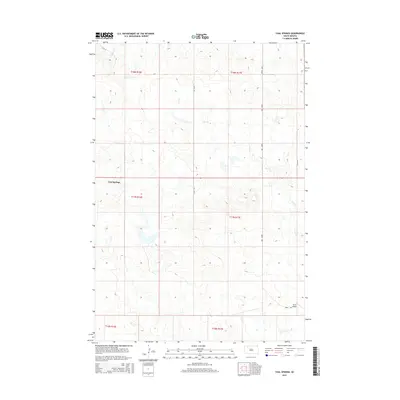 2015 Map of Coal Springs, 2015 Print