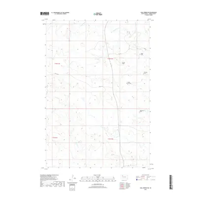 2017 Map of Coal Springs SW, 2017 Print