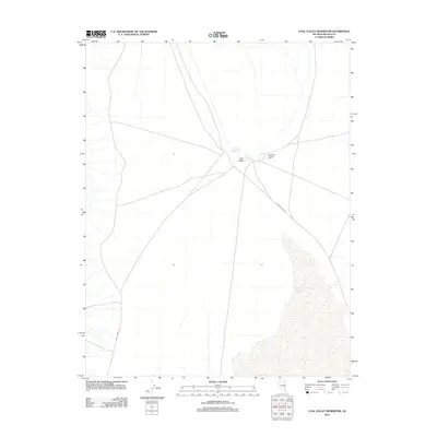 2012 Map of Coal Valley Reservoir, 2012 Print