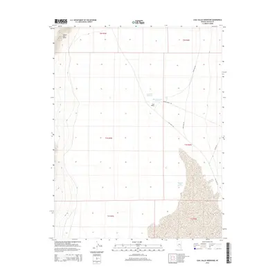 2014 Map of Coal Valley Reservoir, 2014 Print