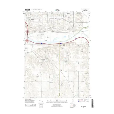 2015 Map of Coal Valley, 2015 Print