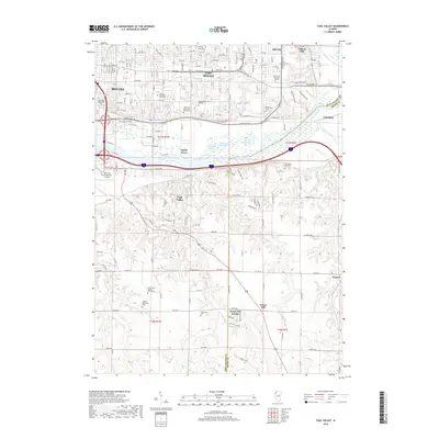 2018 Map of Coal Valley, 2018 Print