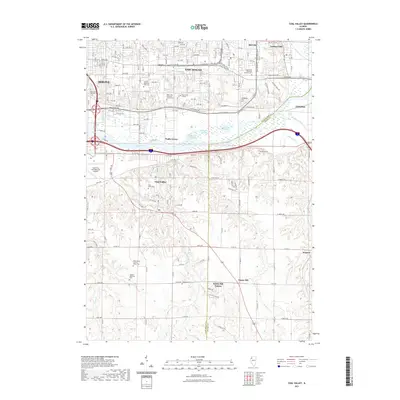 2021 Map of Coal Valley, 2021 Print