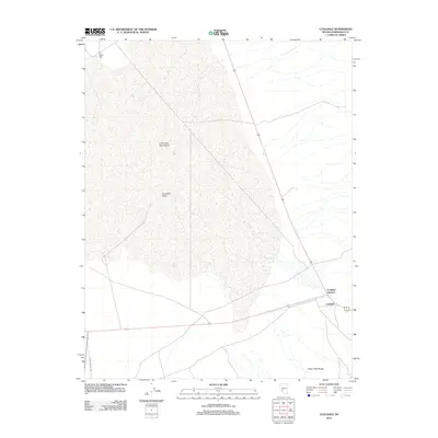 2012 Map of Coaldale, 2012 Print