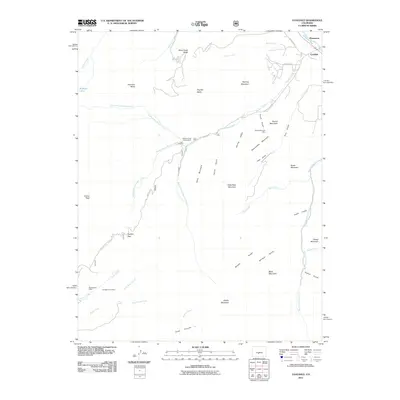 2011 Map of Coaldale, 2011 Print