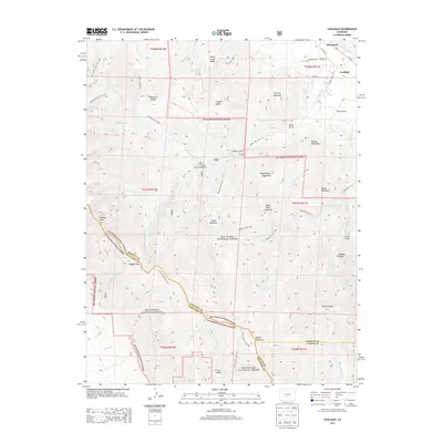 2013 Map of Coaldale, 2013 Print