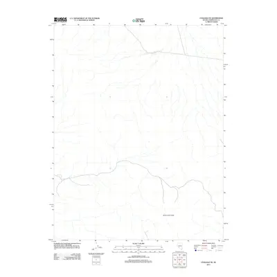 2012 Map of Coaldale NE, 2012 Print