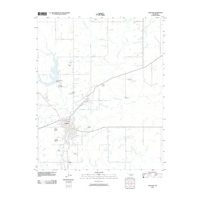 2009 Map of Coalgate, 2009 Print