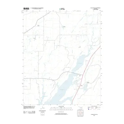 2010 Map of Coalgate SE, 2010 Print