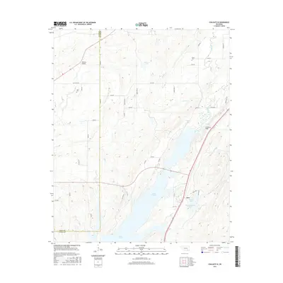 2016 Map of Coalgate SE, 2016 Print
