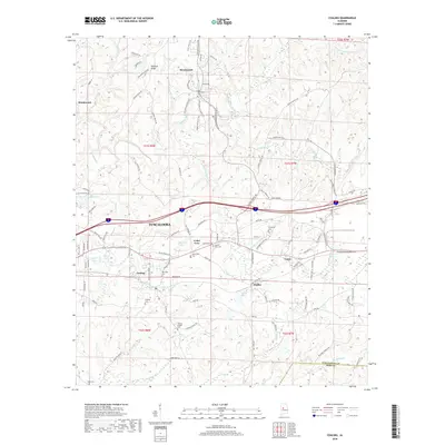 2018 Map of Coaling, 2018 Print
