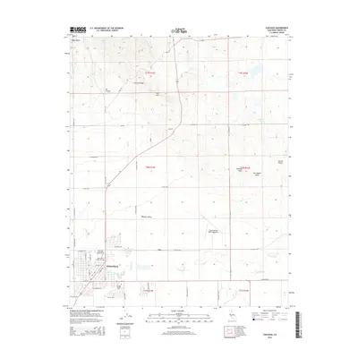 2015 Map of Coalinga, 2015 Print