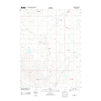 2013 Map of Coalmont, 2013 Print