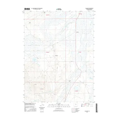 2016 Map of Coalmont, 2016 Print