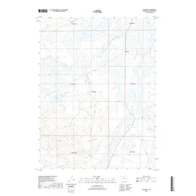 2019 Map of Coalmont, 2019 Print