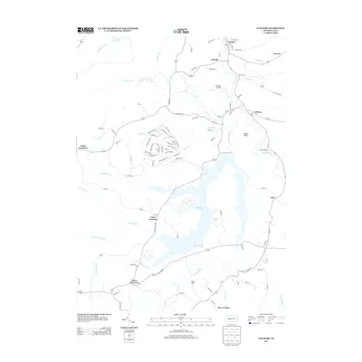 2013 Map of Coalport, 2013 Print