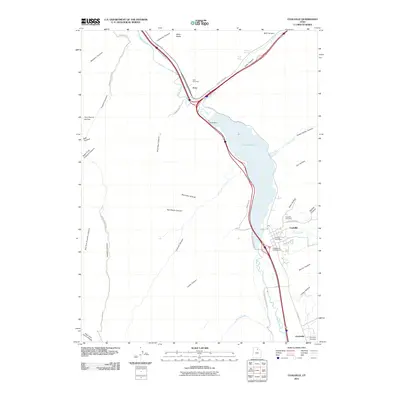 2011 Map of Coalville, 2011 Print