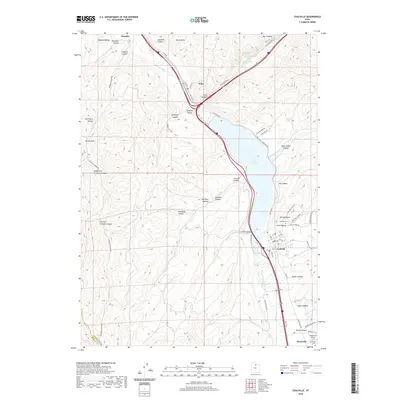 2020 Map of Coalville, 2020 Print