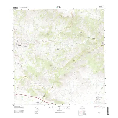 2013 Map of Coamo, 2013 Print