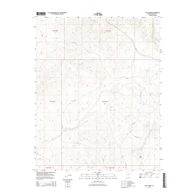 2014 Map of Coat Spring, 2014 Print