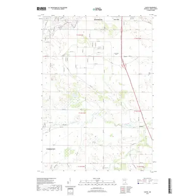 2019 Map of Coates, 2019 Print