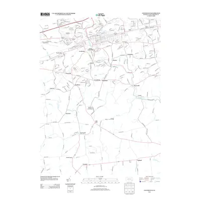 2013 Map of Coatesville, 2013 Print