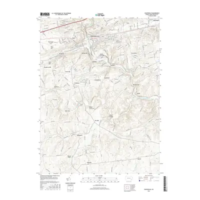 2016 Map of Coatesville, 2016 Print