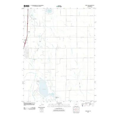 2010 Map of Cobb Lake, 2010 Print