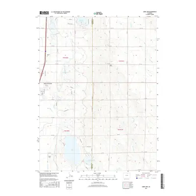 2016 Map of Cobb Lake, 2016 Print