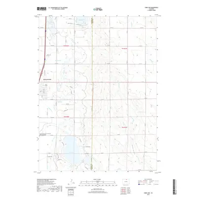 2019 Map of Cobb Lake, 2019 Print