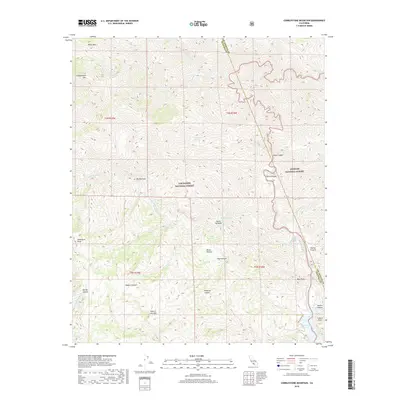 2018 Map of Cobblestone Mountain, 2018 Print
