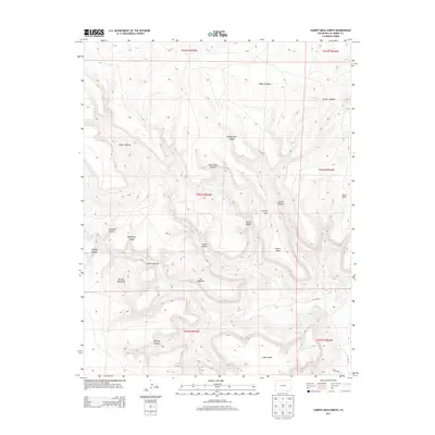 2013 Map of Cobert Mesa North, 2013 Print
