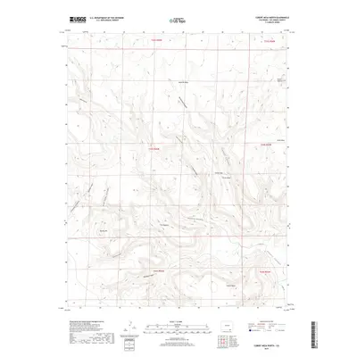 2019 Map of Cobert Mesa North, 2019 Print