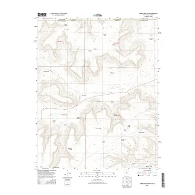 2013 Map of Cobert Mesa South, 2013 Print