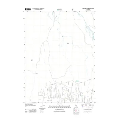 2012 Map of Coble Mountain, 2012 Print