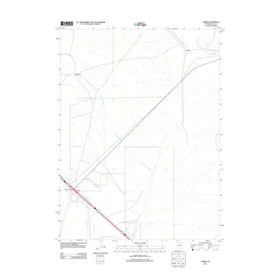 2012 Map of Cobre, 2012 Print