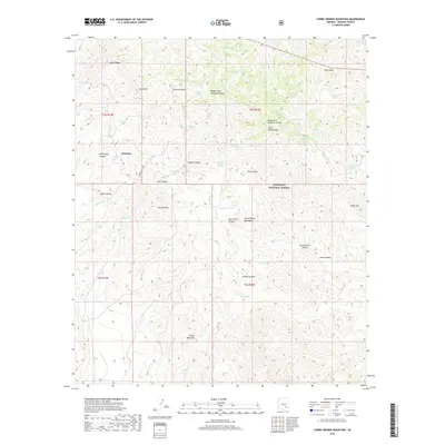 2018 Map of Cobre Grande Mountain, 2018 Print