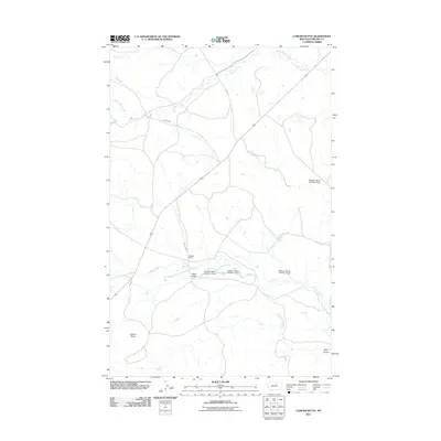 2011 Map of Coburn Butte, 2011 Print