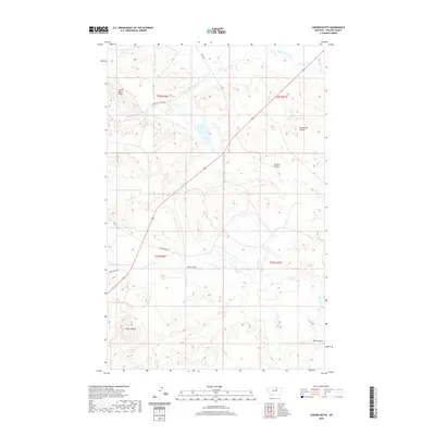 2020 Map of Coburn Butte, 2020 Print